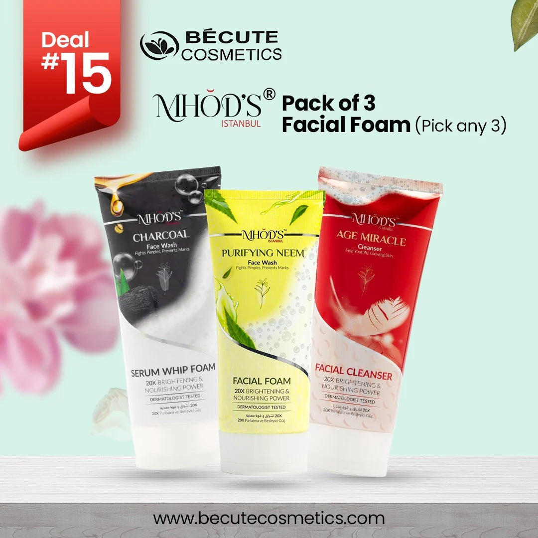Deal 15 – Pack of three Facial Foams