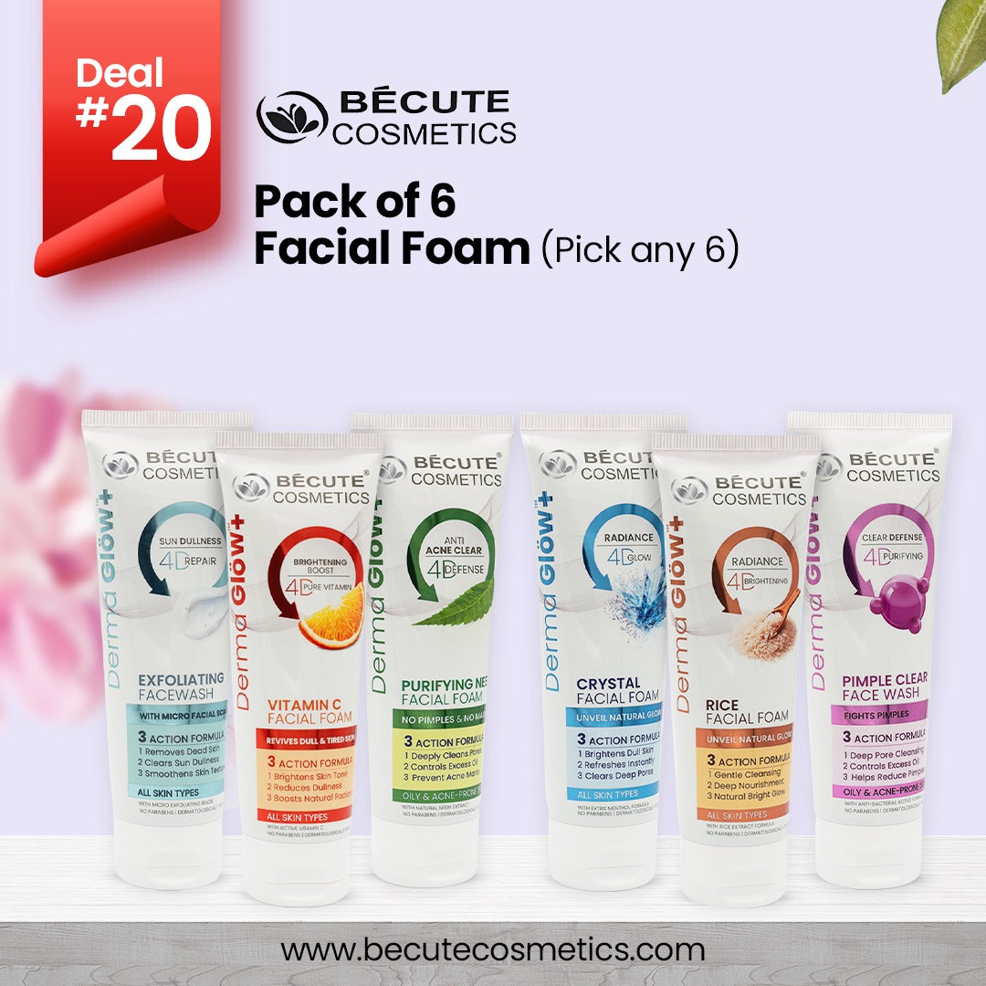 Deal 20 – Pack of Six Facial Foams
