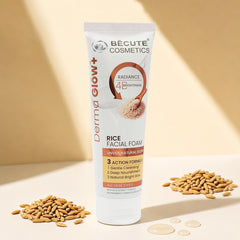 BeCute Derma Glow+ Rice Facial Foam