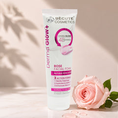 BeCute Derma Glow+ Rose Facial Foam